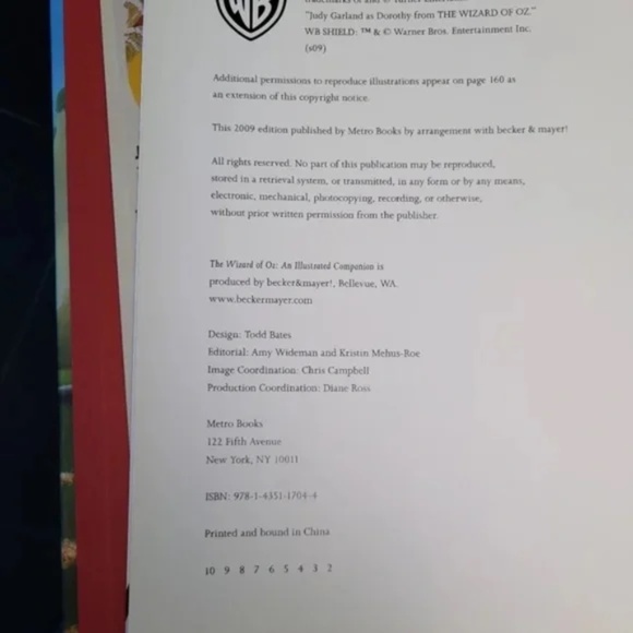 Wizard of Oz Behind the Scenes Book - Picture 11 of 14